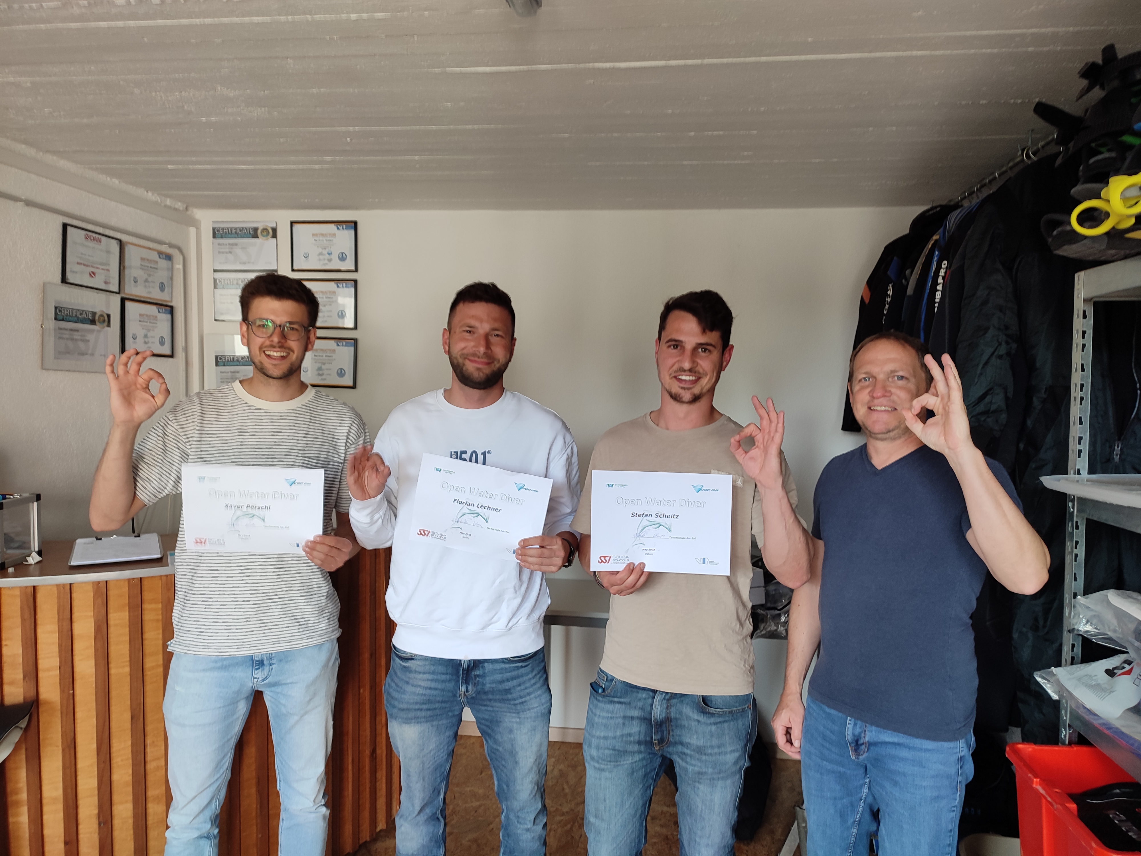 SSI OWD - Abschluss Tauchkurs Mai 2023 - Rovinj