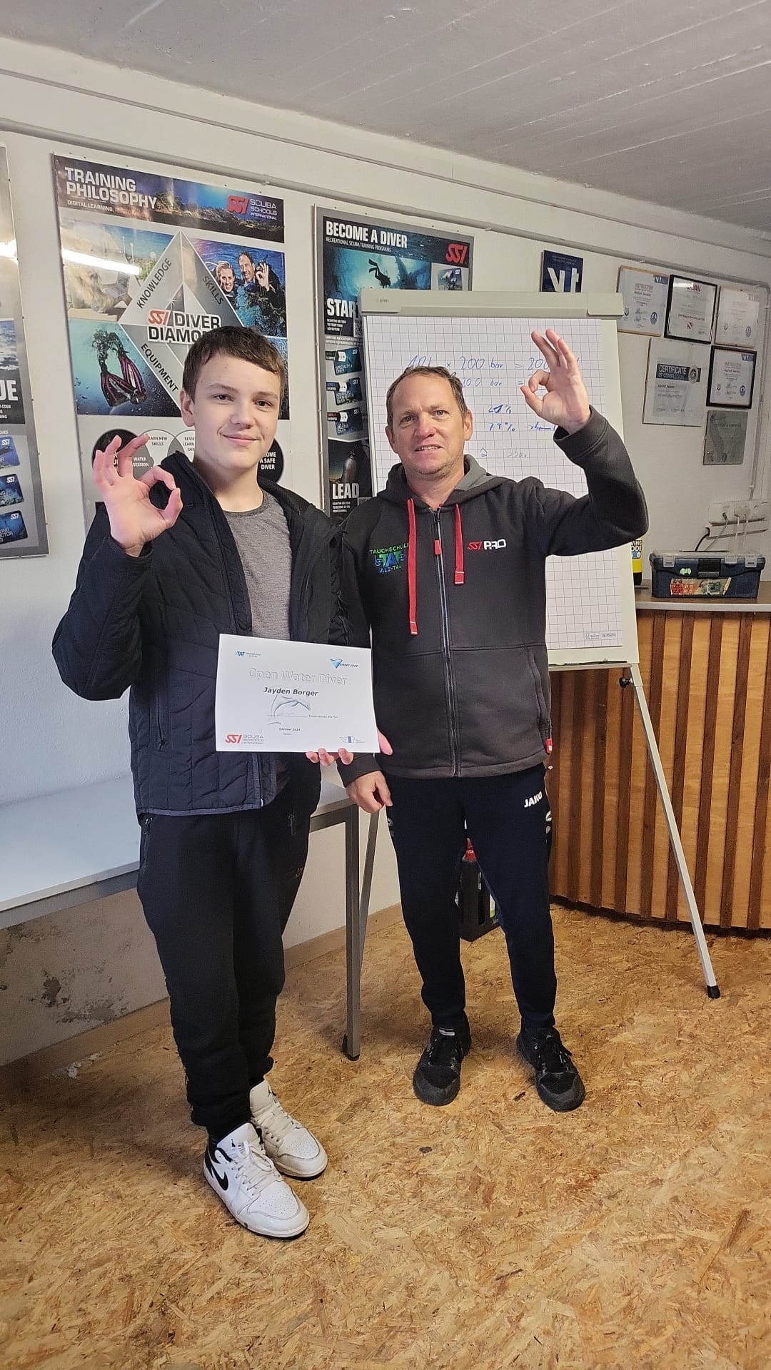 SSI Open Water Diver - Abschluss Tauchkurs September 2024